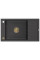 Гранітна кухонна мийка MEXEN ELIAS BLACK GRANITE + сифон GOLD