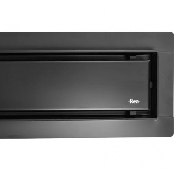 Трап для душа REA NEOX 60 BLACK 2в1 черный