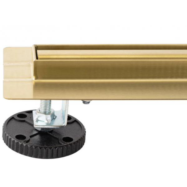 Трап для душа REA NEOX 100 SLIM PRO BRUSHED GOLD матовое золото