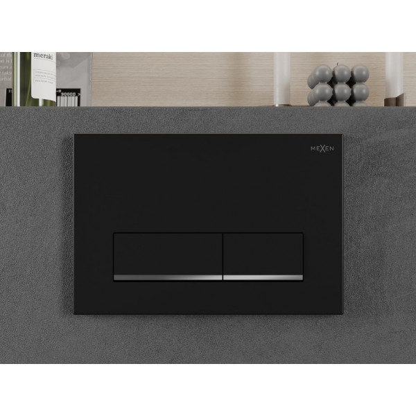 Кнопка змиву для інсталяції MEXEN FENIX 12 BLACK