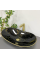 Умывальник (раковина) VBI TURIN MARBLE BLACK GLOSSY накладной