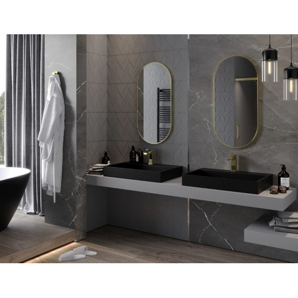 Дзеркало MEXEN LOFT 90x45 GOLD овальне
