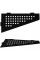 Угловая полка для ванны REA SF05 30 BLACK MATT