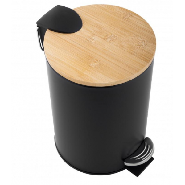 Кошик для сміття YOKA VINI BLACK BAMBOO 3л.