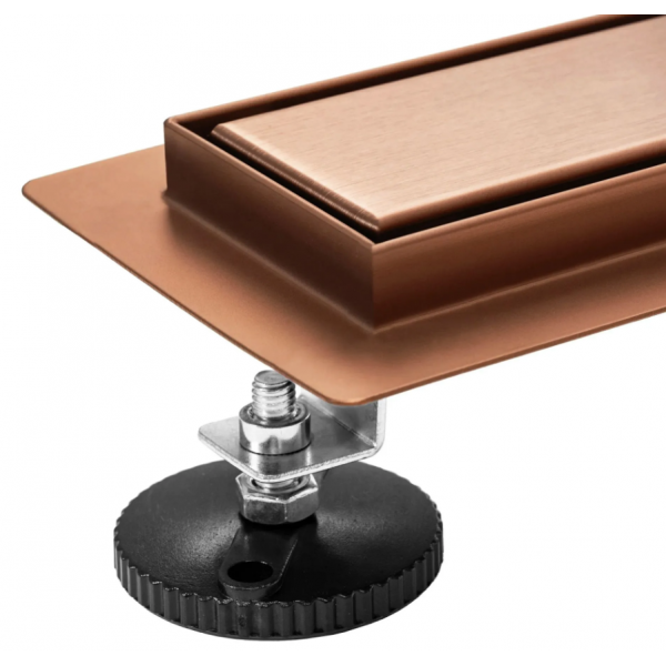 Трап для душа REA NEOX 100 BRUSHED COPPER