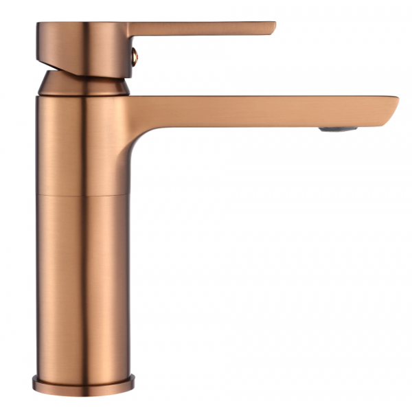 Смеситель для раковины (умывальника) REA ARGUS BRUSHED COPPER низкий