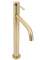 Смеситель для раковины (умывальника) REA LUGANO SLIM BRUSHED GOLD высокий *