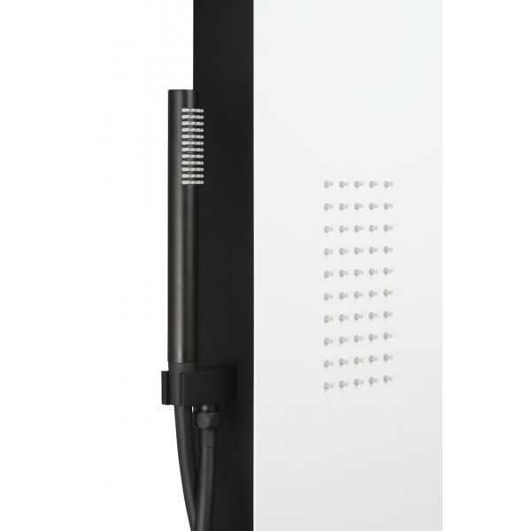 Душова панель CORSAN DUO BLACK WHITE LED з термостатом