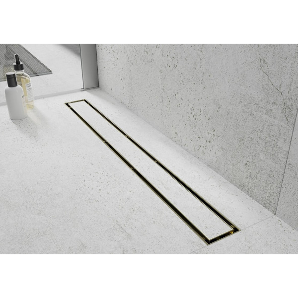 Трап для душу MEXEN FLAT 50 M13 GOLD 360 ° золотий