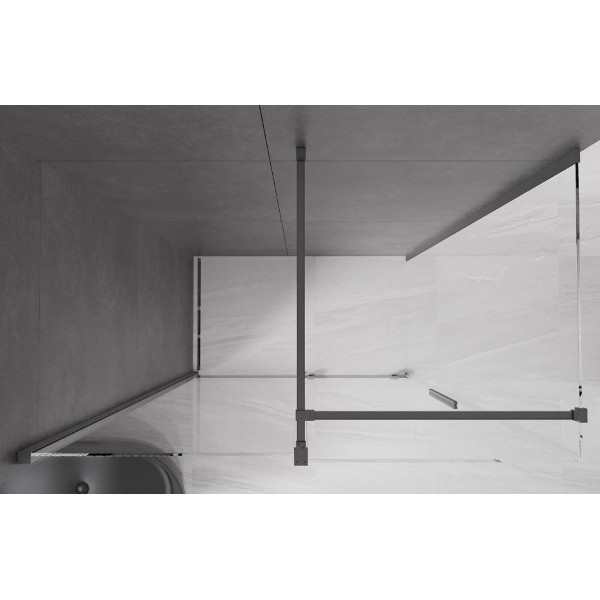 Душова кабіна MEXEN VELAR 160х75 GRAPHITE
