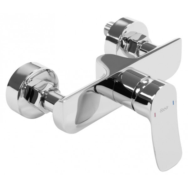 Смеситель для ванны и душа REA DART CHROME настенный без излива *