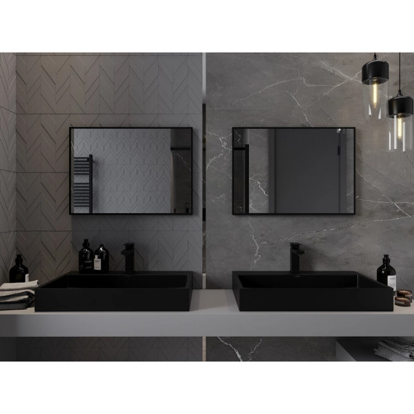Дзеркало MEXEN LOFT 70x50 BLACK прямокутне