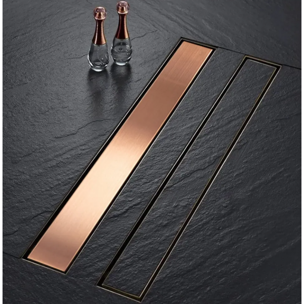 Трап для душа REA NEOX 90 PRO BRUSHED COPPER