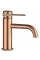 Смеситель для раковины (умывальника) REA LUNGO GRIP BRUSHED COPPER низкий