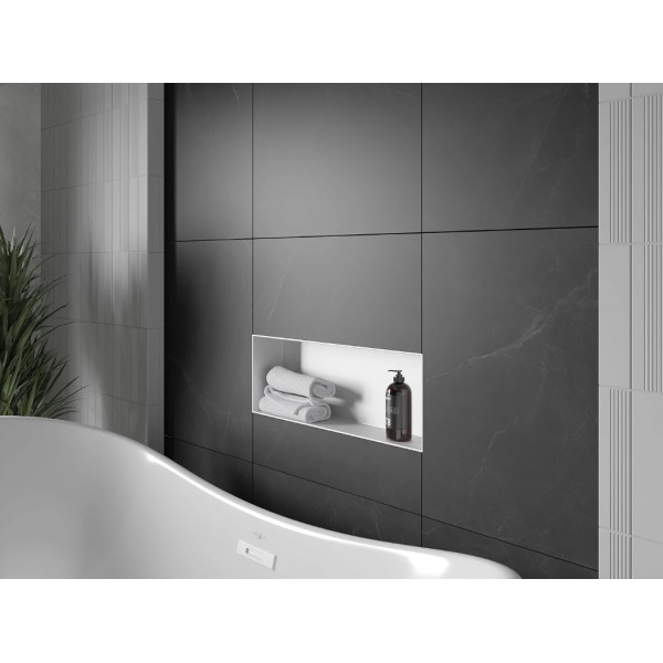 Вбудована полиця MEXEN X-Wall-NR 60x20 WHITE без обідка