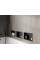 Вбудована полиця MEXEN X-Wall-R 30x20 BLACK з обідком