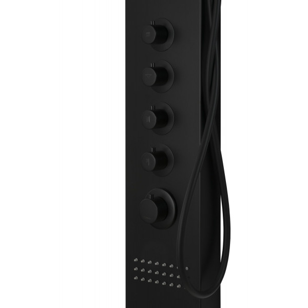 Душова панель CORSAN KASKADA BLACK LED