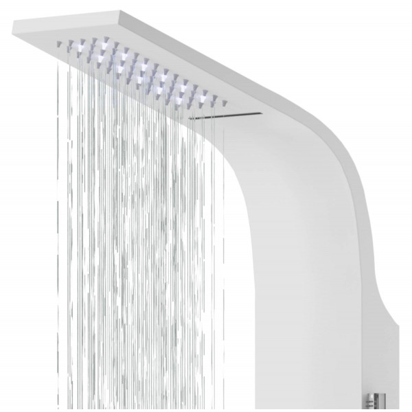 Душова панель CORSAN KASKADA WHITE LED