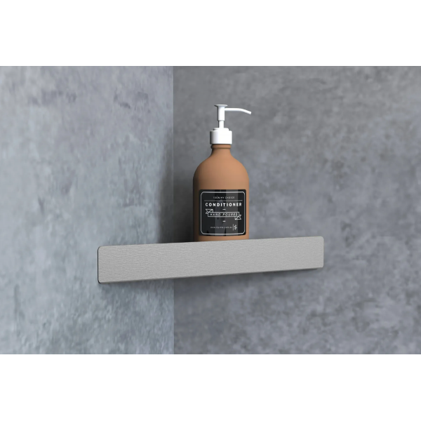 Угловая полка для ванны REA SF07 NICKEL BRUSHED