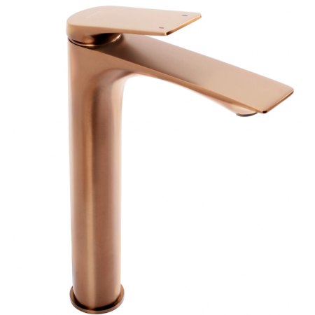 Смеситель для раковины (умывальника) REA AVALON BRUSHED COPPER высокий