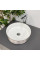 Умывальник (раковина) VBI PRATO BRUSH SILVER WHITE накладной