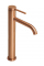Смеситель для раковины (умывальника) REA CLIF BRUSHED COPPER высокий
