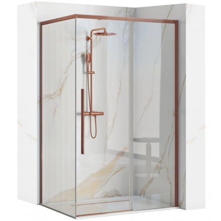 Душевая кабина REA SOLAR 90х120 BRUSHED COPPER