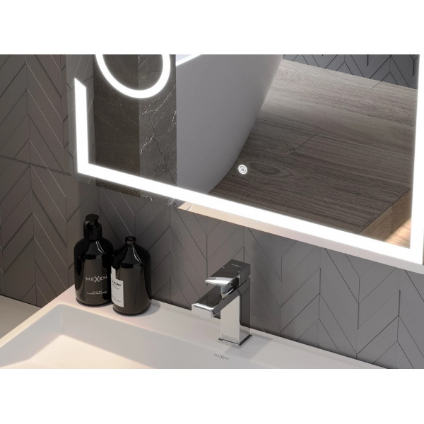 Дзеркало MEXEN ONYX 80x60 LED прямокутне