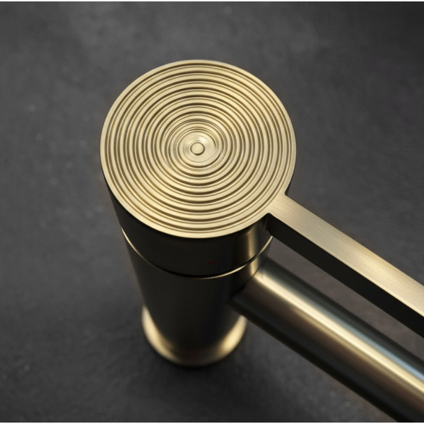 Смеситель для раковины REA FOSTER BRUSHED GOLD высокий