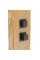 Душова панель CORSAN BASTI BAMBOO BLACK з термостатом