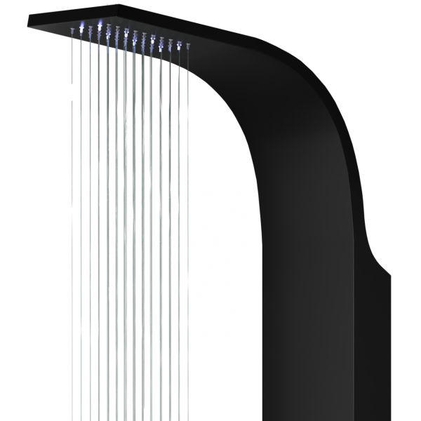 Душова панель CORSAN FESTO BLACK LED