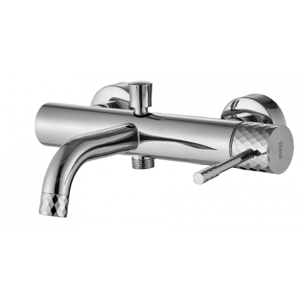 Смеситель для ванны REA LUNGO DIAMOND CHROME с изливом