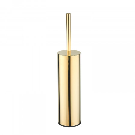 Ёршик для унитаза напольный VBI ROUND M GOLD