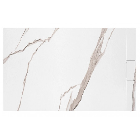Душевой поддон REA BAZALT 90x120 CARRARA WHITE