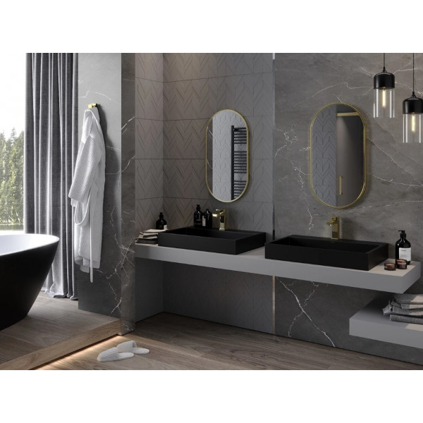 Дзеркало MEXEN LOFT 80x40 GOLD овальне