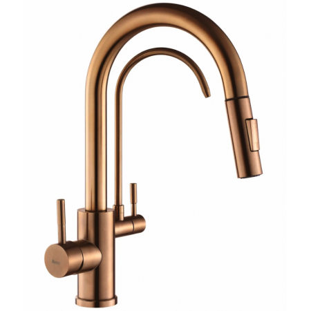 Смеситель для кухни REA ECO FRESH BRUSHED COPPER на две воды