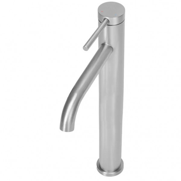 Смеситель для раковины (умывальника) REA CLIF NICKEL BRUSHED никель высокий