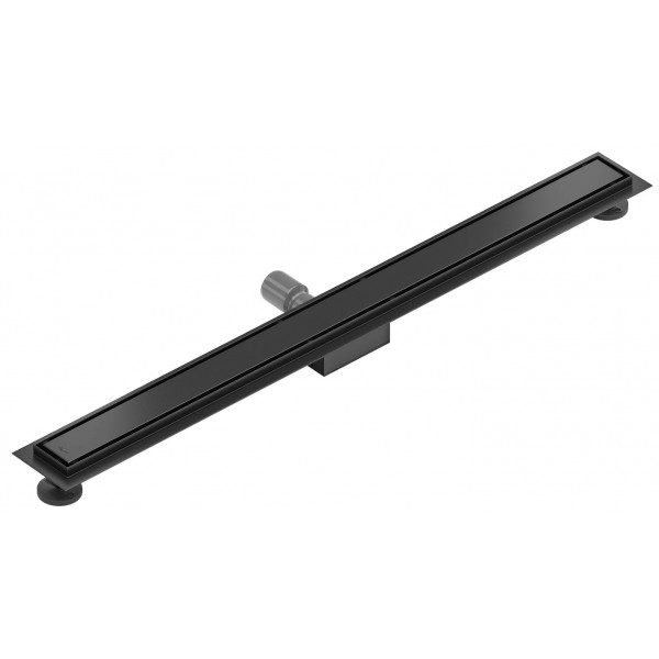 Трап для душу MEXEN FLAT 100 M13 BLACK 2в1 чорний