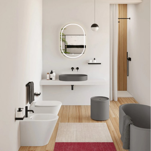 Умывальник (раковина) REA IRIS 71 GREY MATT накладной