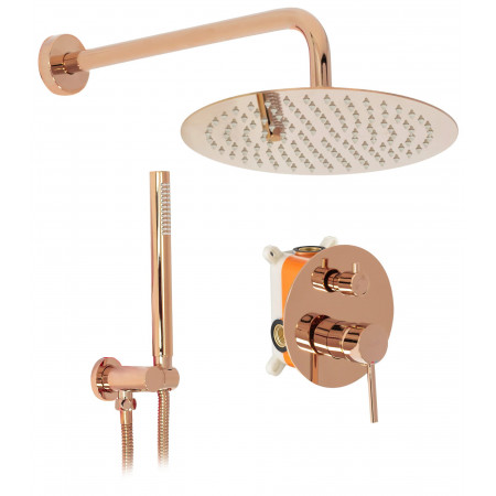 Душова система REA LUNGO ROSE GOLD + BOX прихованого монтажу