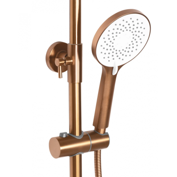 Душевой гарнитур REA AVALON BRUSHED COPPER с изливом