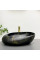 Умывальник (раковина) VBI VALIANO MARBLE BLACK MATT накладной
