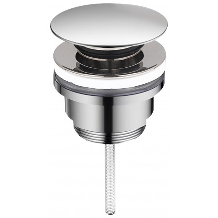 Донный клапан для раковины VBI CHROME click-clack универсальный