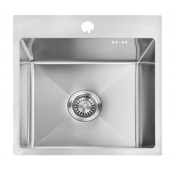 Стальная кухонная мойка REA LEO 40 NICKEL BRUSHED