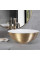 Умывальник (раковина) REA STELLA BRUSHED GOLD WHITE накладной