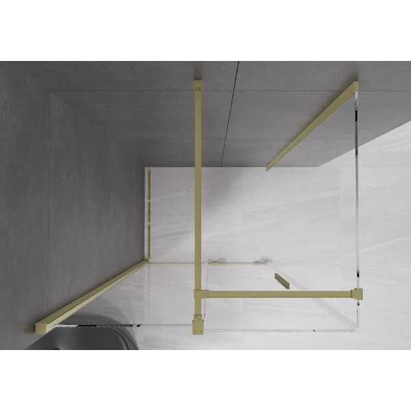 Душова кабіна MEXEN VELAR 140х90 BRUSHED GOLD