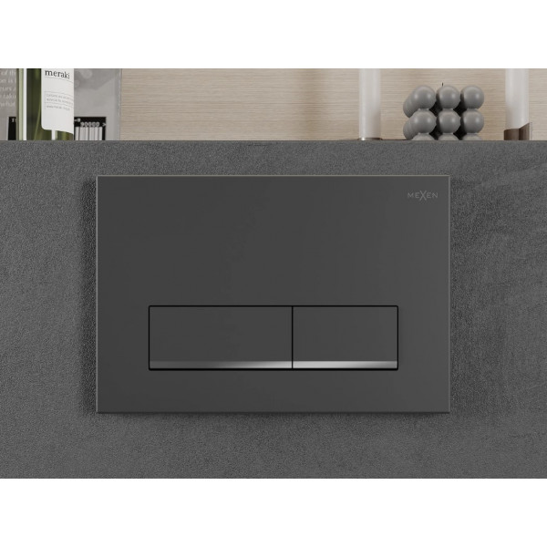 Кнопка змиву для інсталяції MEXEN FENIX 12 GRAPHITE
