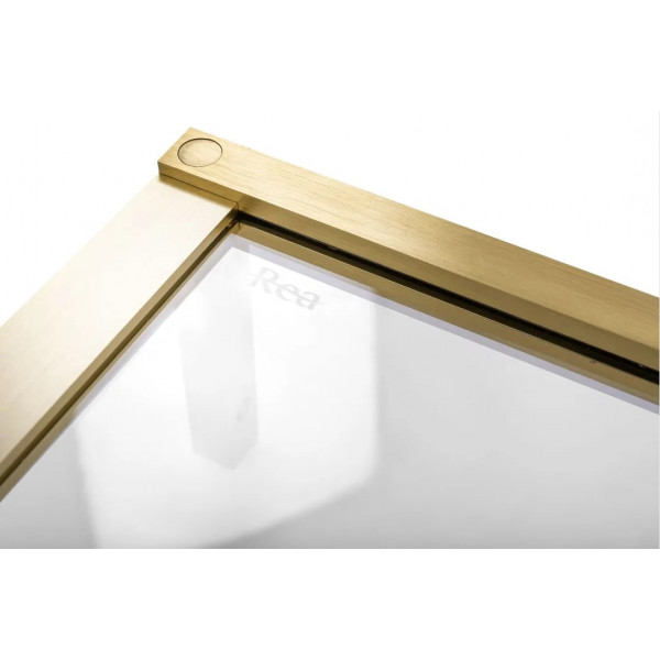 Душевая кабина REA HUGO 100х100 GOLD двойная