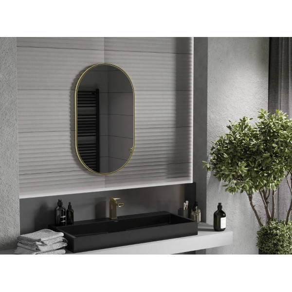 Дзеркало MEXEN LOFT 85x50 GOLD овальне
