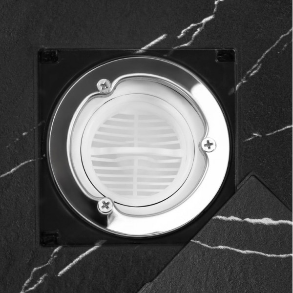 Душевой поддон REA BAZALT 90x90 CARRARA BLACK